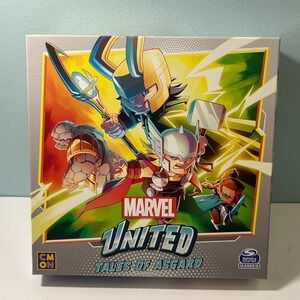 Marvel United Tales of Asgard Expansion Box CMON Open Box Loki Thor New Open Box
